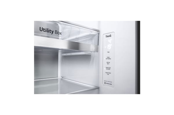 LG GSXE90MBDD Kombinerad kyl/frys side-by-side Fristående 628 l Rostfritt stål