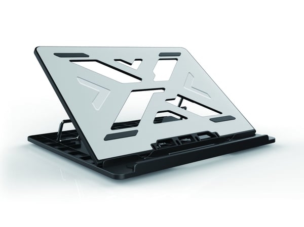 Conceptronic THANA ERGO S, Laptop Cooling Stand Kannettavan tietokoneen teline Harmaa 39,6 cm (15.6")
