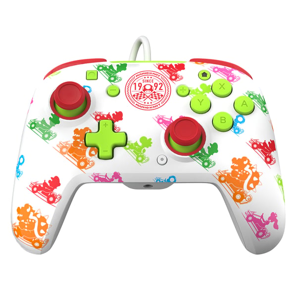 PDP Rematch: Mario Kart Racers Multifärg USB Spelplatta Analog / Digital Nintendo Switch, Nintendo Switch Lite, Nintendo Switch OLED