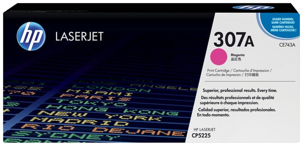 HP 307A - Magenta - original - LaserJet - Tonerpatron (CE743A)
