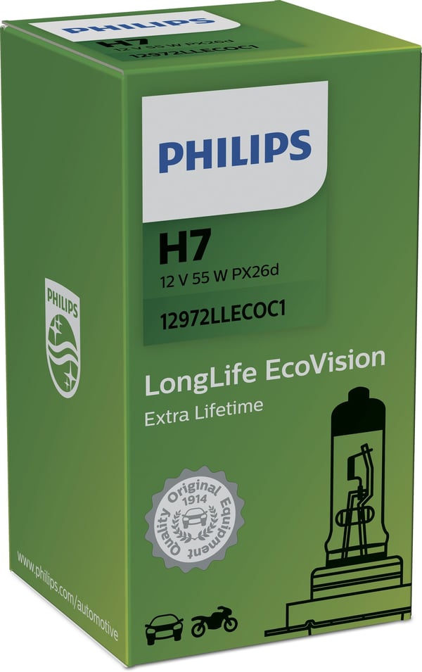 Philips LongLife EcoVision 12972LLECOC1 Længere levetid