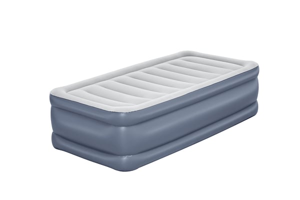 Bestway 6713G / 23 luftmadras Enkelmadras Grå, Hvid Unisex