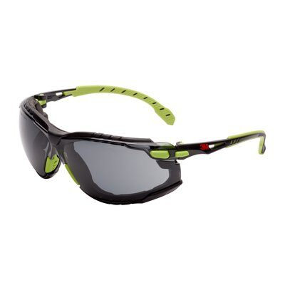 3M Schutzbrille S1GGC1 Grau Grün Skyddsglasögon Grön, Grå
