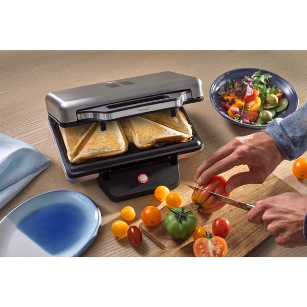 WMF 0415150011 smörgåsgrill 800 W Svart, Silver