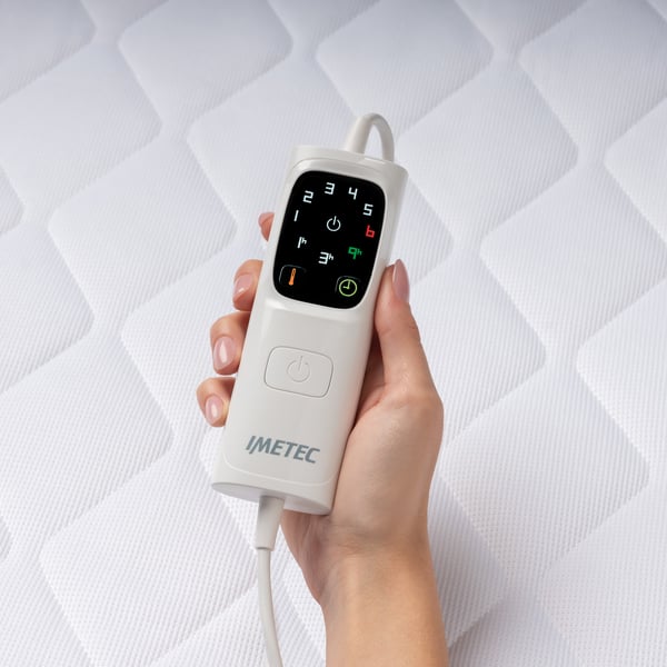 Imetec 16728 varmelagen og -pude Elektrisk sengevarmer 150 W Hvid Stof