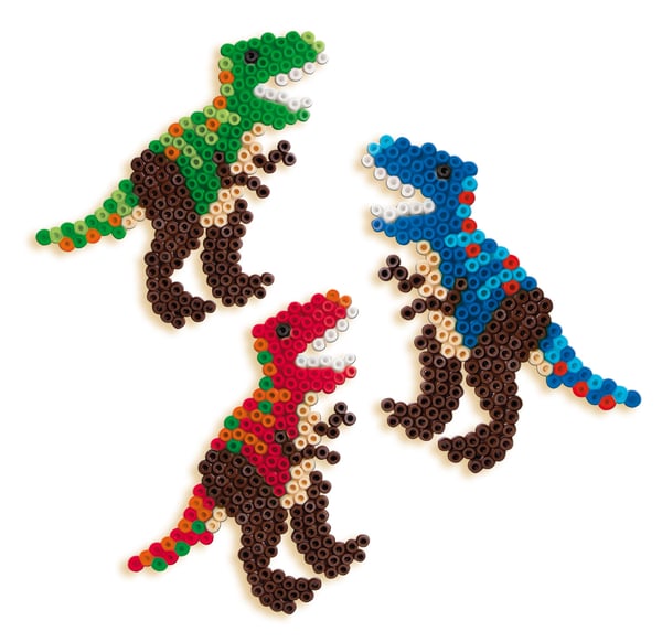 SES Creative Iron on beads T-Rex