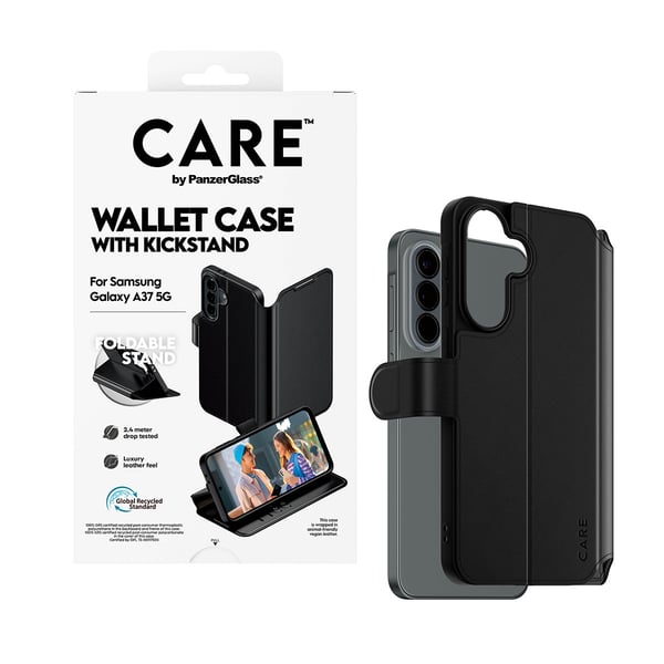 PanzerGlass CARE™ by ® Wallet Case m. Kickstand Samsung Galaxy A37 5G
