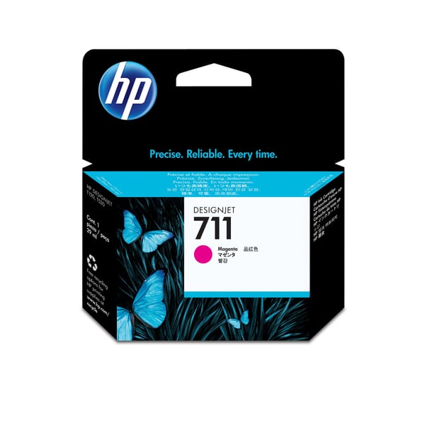 HP 711 DesignJet-blækpatron med 29 ml, magenta