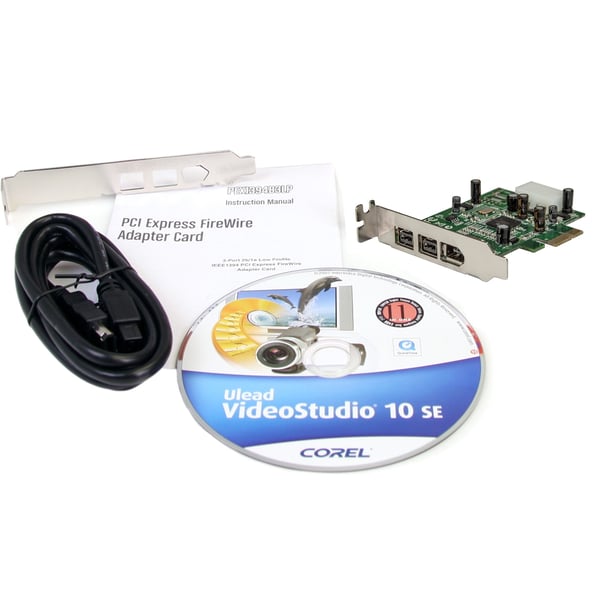 StarTech.com PEX1394B3LP interface-kort/adapter Intern IEEE 1394/Firewire