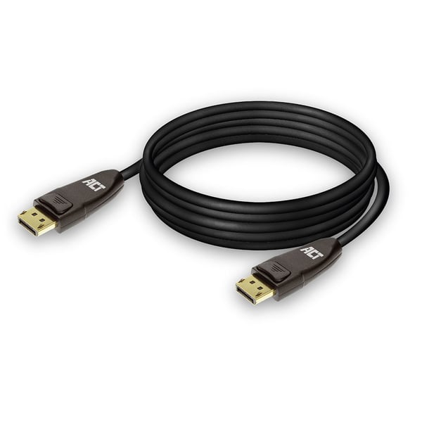 ACT AC4074 DisplayPort-kaapeli 3 m Musta