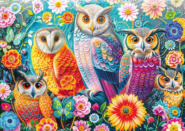 Schmidt® Spiele 58058 pussel 1000 styck Flora och fauna