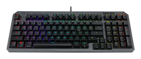 ASUS TUF Gaming K3 Gen II näppäimistö Pelaaminen USB QWERTY ranska Musta