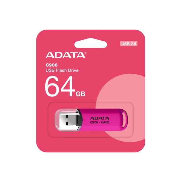 ADATA AC906-64G-RPP USB-nøgle 64 GB USB Type-A 2.0 Lyserød
