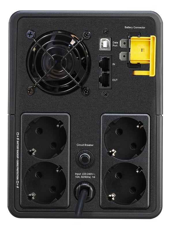 APC BX2200MI-GR UPS-virtalähde Linjainteraktiivinen 2,2 kVA 1200 W 4 AC-pistorasia(a)