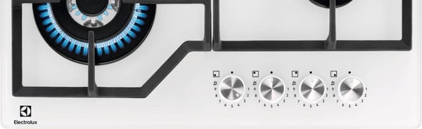 Electrolux KGG64362W Vit Inbyggd 60 cm Gas 4 zone(s)