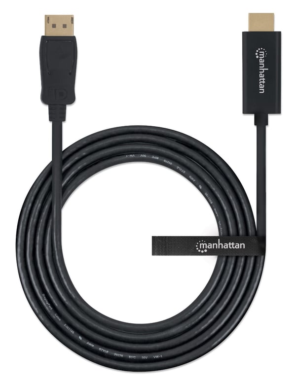 Manhattan 152679 videokaapeli-adapteri 1,8 m DisplayPort HDMI Musta