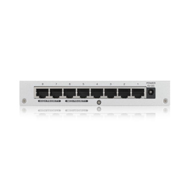 Zyxel GS-108B V3 Ohanterad L2+ Gigabit Ethernet (10/100/1000) Silver