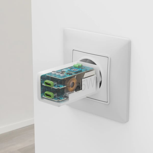 Hama 00201994 oplader til mobil enhed Laptop, Smartphone, Tablet Hvid Vekselstrøm Hurtig opladning Indendørs