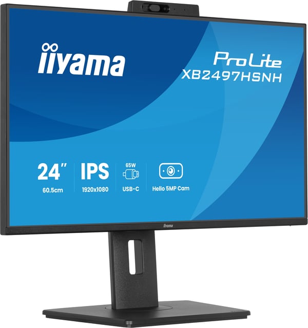 iiyama ProLite XB2497HSNH-B1 24IN IPS LCD 4MS 1920X1080 350CD/M2 HDMI/DP/USB 2 platta pc-skärmar 60,5 cm (23.8") 1920 x 1080 pixlar Full HD Svart