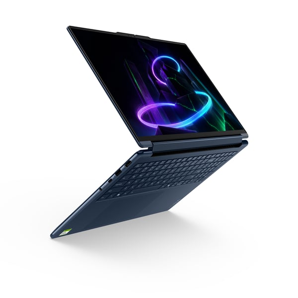 Lenovo Yoga 9 2-in-1 16N1X11 Copilot+ PC NVIDIA RTX Spark N1X Hybrid (2-i-1) 40,6 cm (16") Berøringsskærm 2.8K 32 GB LPDDR5x-SDRAM 1 TB SSD Wi-Fi 7 (802.11be) Windows 11 Home Blå Fransk
