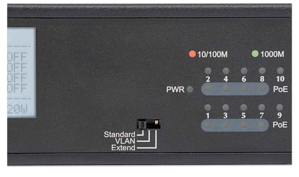 Intellinet 561303 netværksswitch Gigabit Ethernet (10/100/1000) Strøm over Ethernet (PoE) Sort