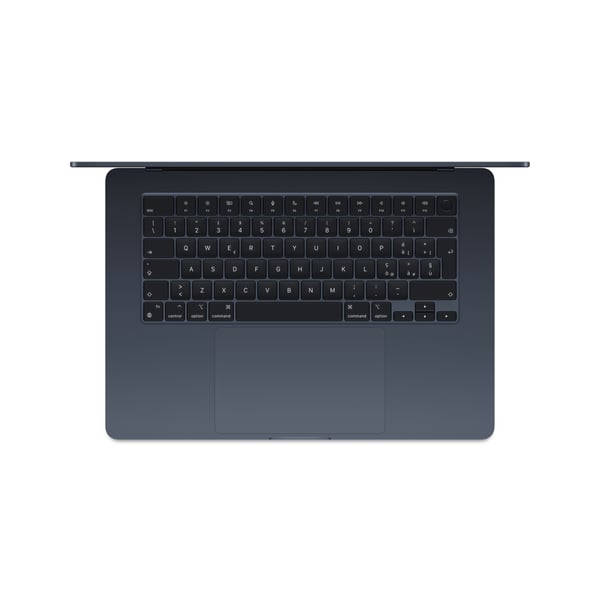 Apple MacBook Air Apple M M3 Laptop 38,9 cm (15.3") 8 GB 256 GB SSD Wi-Fi 6E (802.11ax) macOS Sonoma Marineblå