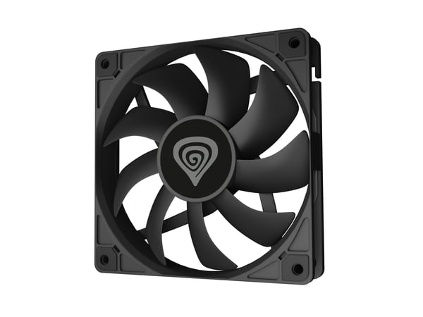 GENESIS Oxal 120 Computerkabinet Ventilator 12 cm Sort 1 stk