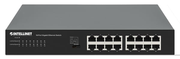 Intellinet 561815 netværksswitch Gigabit Ethernet (10/100/1000) Sort