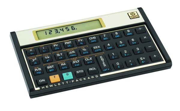 HP 12c regnemaskine Desktop Finansiel Sort