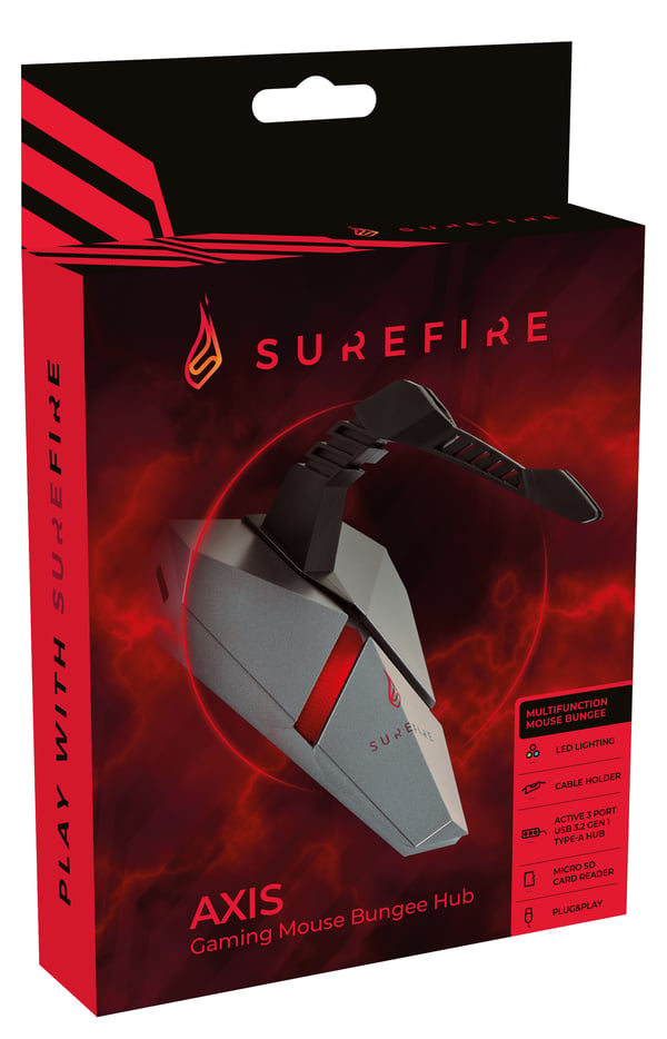 SureFire AXIS 5000 Mbit/s Svart, Grå