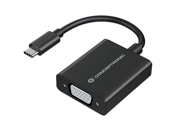 Conceptronic ABBY05B USB grafisk adapter 1920 x 1080 pixel Sort Conceptronic ABBY05B USB grafisk adapter 1920 x 1080 pixel Sort