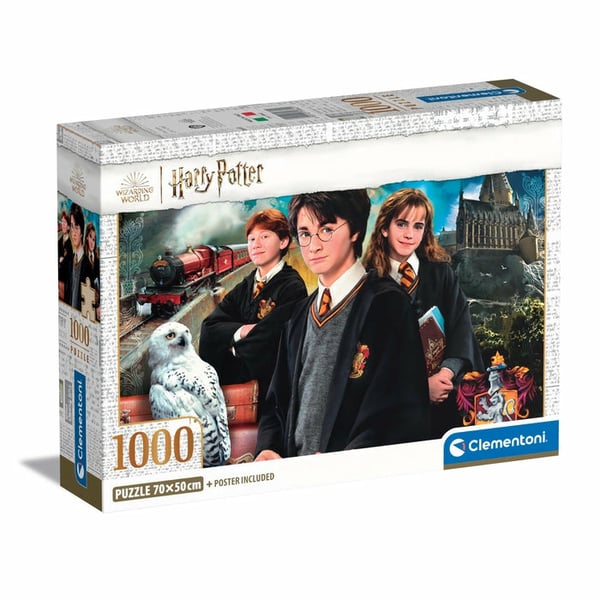 Clementoni Wizarding world Harry Potter Puslespil 1000 stk Fjernsyn/film Clementoni Wizarding world Harry Potter Puslespil 1000 stk Fjernsyn/film