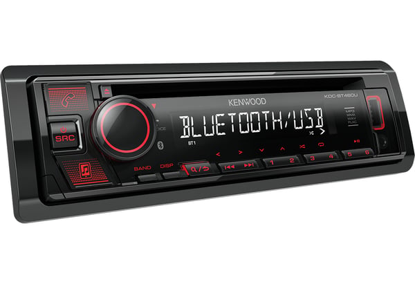 Kenwood KDC-BT460U auton mediavastaanotin Musta 200 W Bluetooth