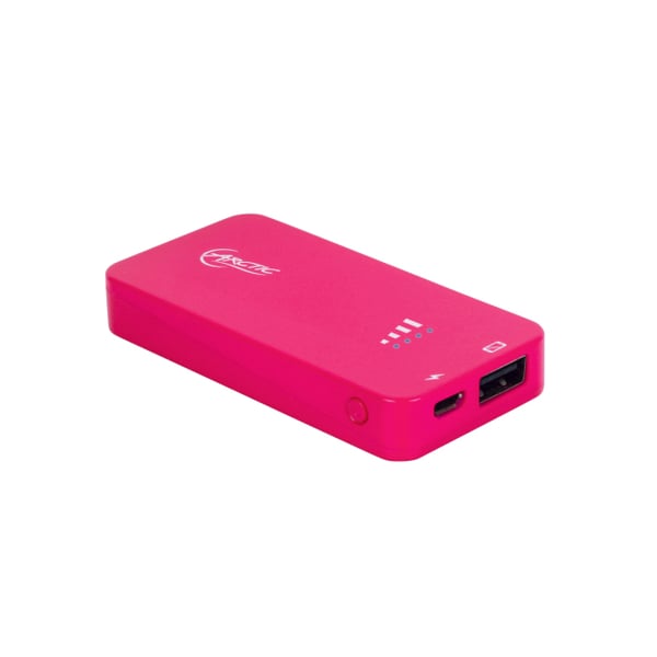 ARCTIC Power Bank 2000 Lithium polymer (LiPo) 2000 mAh Lyserød