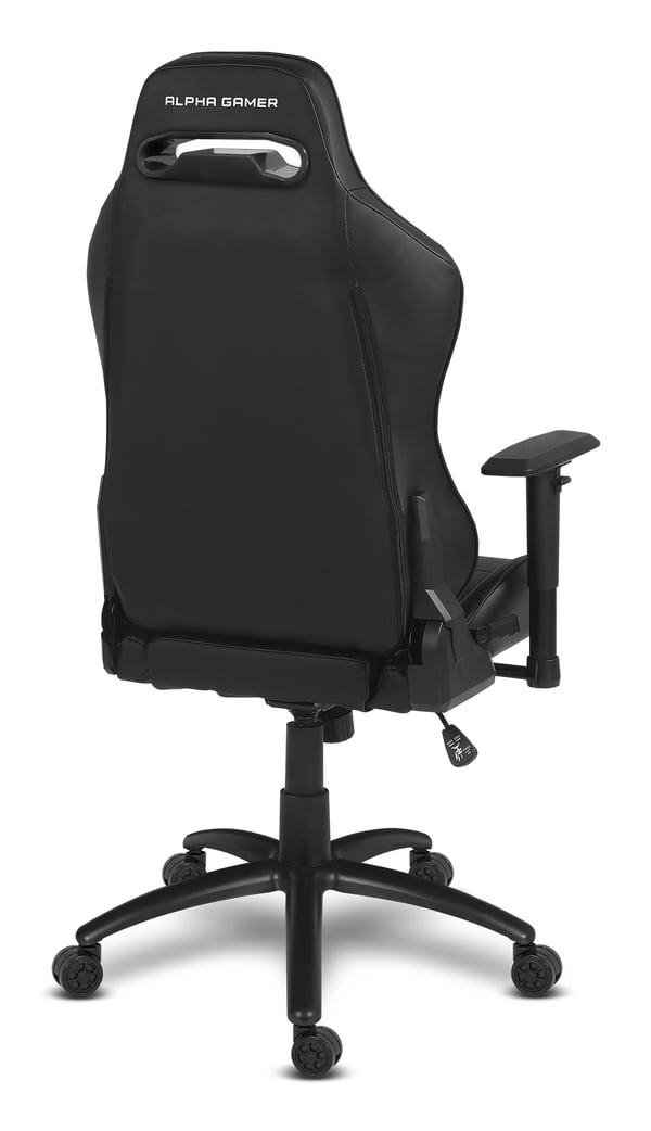 Alpha Gamer AGATENA-BK videopelituoli PC-pelituoli pehmustettu istuin Musta