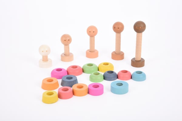Tickit Rainbow Wooden Community People