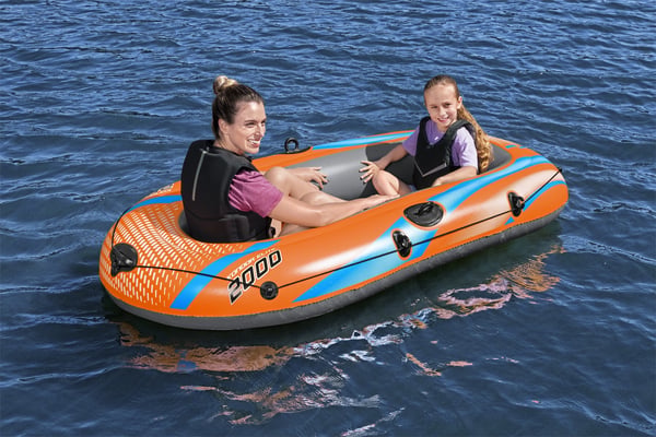 Bestway 61139 / 23 Uppblåsbar båt 2 personer Forsränning Flotte