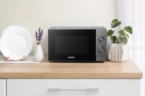 Gorenje MO20E1T4 Rostfritt stål Enbart mikrovågsugn Bänkdiskmaskin 20 l 700 W