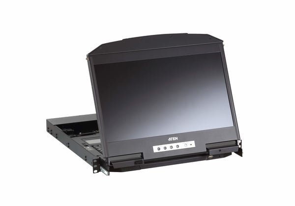 ATEN CL3800NW rack 47 cm (18.5") 1920 x 1080 pixlar Metall, Plast Svart 1U
