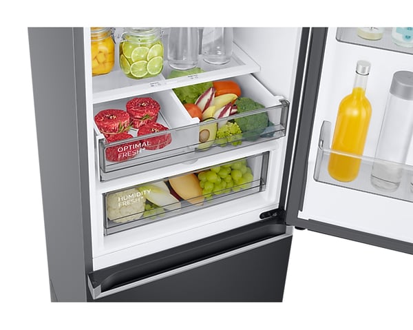 Samsung RB38C776CB1 Fritstående 390 L Grafit, Rustfrit stål
