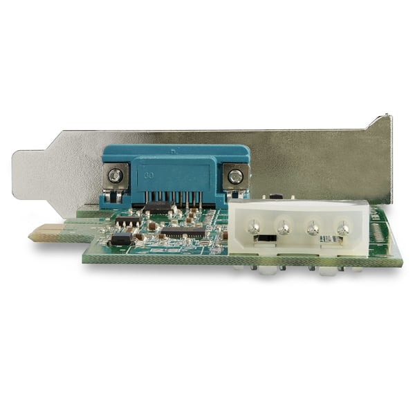 StarTech.com PCI Express RS232 seriell kortadapter med 4 portar - 16950 UART