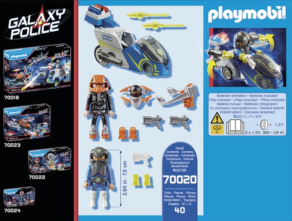 Playmobil Galaxy Police 70020 legetøjssæt