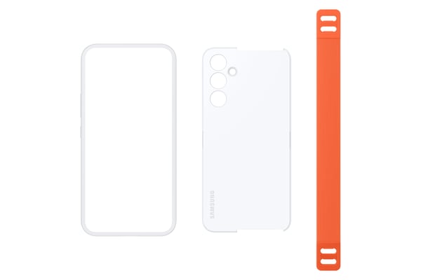 Samsung EF-XA546 mobiltelefon etui 16,3 cm (6.4") Cover Orange, Hvid
