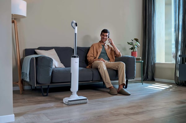 Hoover HW400 011 Pystyimuri Akku Kuiva ja märkä Pussiton 0,55 L 220 W Valkoinen