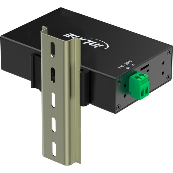 InLine 35396A gränssnittshubbar USB 3.2 Gen 1 (3.1 Gen 1) Type-B 5000 Mbit/s Svart