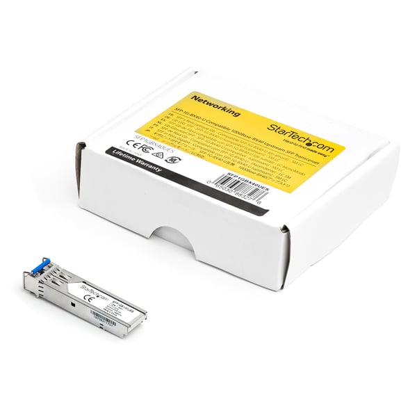 StarTech.com SFP1GBX40UES modul til netværksmodtager Fiberoptisk 1000 Mbit/s SFP