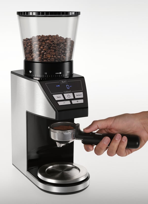 Melitta 1027-01 160 W Musta, Ruostumaton teräs