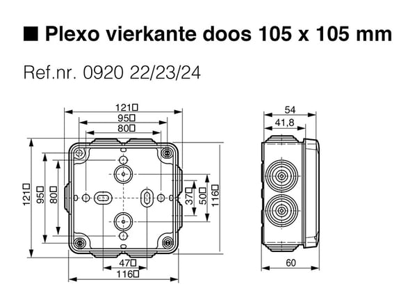 Legrand 092024 tilslutningsdåse