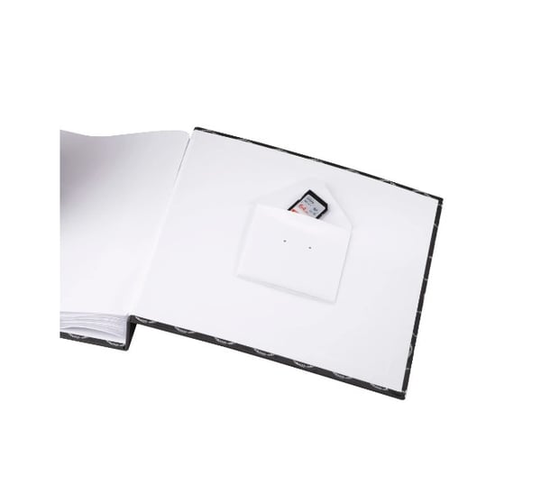 Hama Singo II fotoalbum og arkbeskyttelse Terrakotta 100 ark Indbinding af bøger
