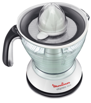 Moulinex vitapress 1 l elektroninen sitruspuristin 25 W Harmaa, Valkoinen